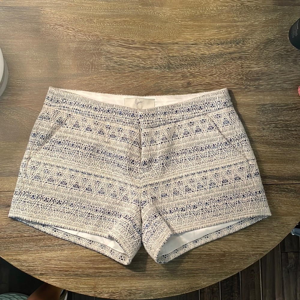 Joie blue/white shorts